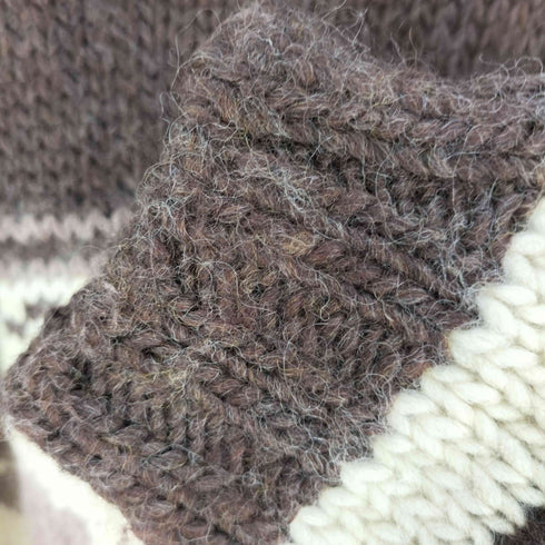 Canoe Lake  鷹 カウチンニットジャケット メンズ import:L